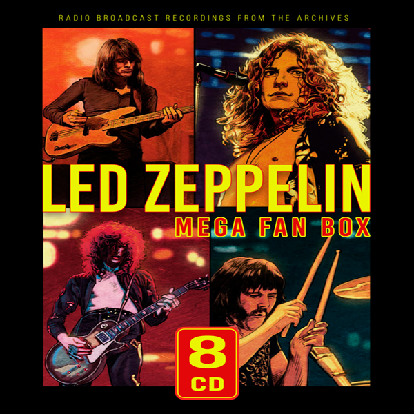 Led Zeppelin – MEGA FAN BOX (RADIO BROADCASTS) (8CD) CD Box Set