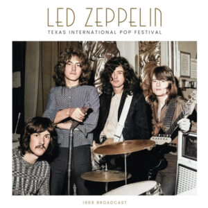 Led Zeppelin - TEXAS INTERNATIONAL POP FESTIVAL (GREY W/ BLACK SPLATTER VINYL 2LP) Vinyl Double Album