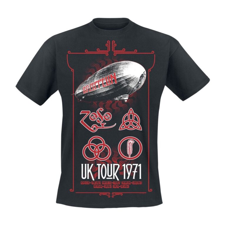 Led Zeppelin – Uk Tour 1971 T-Shirt