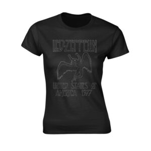 Led Zeppelin - Usa 1977 Ladies T-Shirt