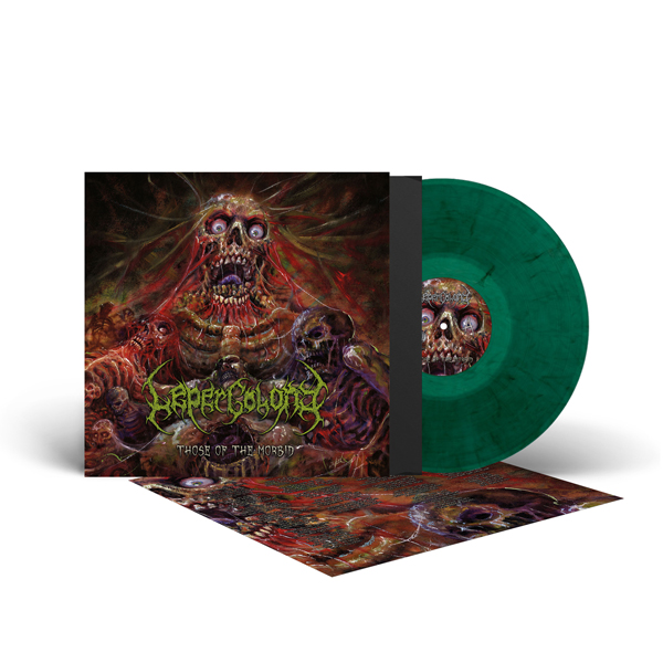 Leper Colony – THOSE OF THE MORBID (CRYSTAL CLEAR & TRANSPARENT GREEN & BLACK) Vinyl LP