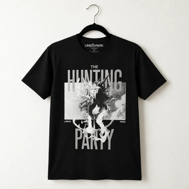 Linkin Park Unisex Premium Carbon T-Shirt: Hunting Party Black T-Shirt