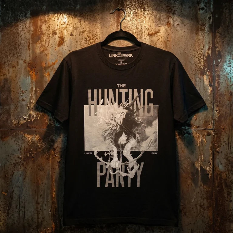 Linkin Park Unisex Premium Carbon T-Shirt: Hunting Party Black T-Shirt