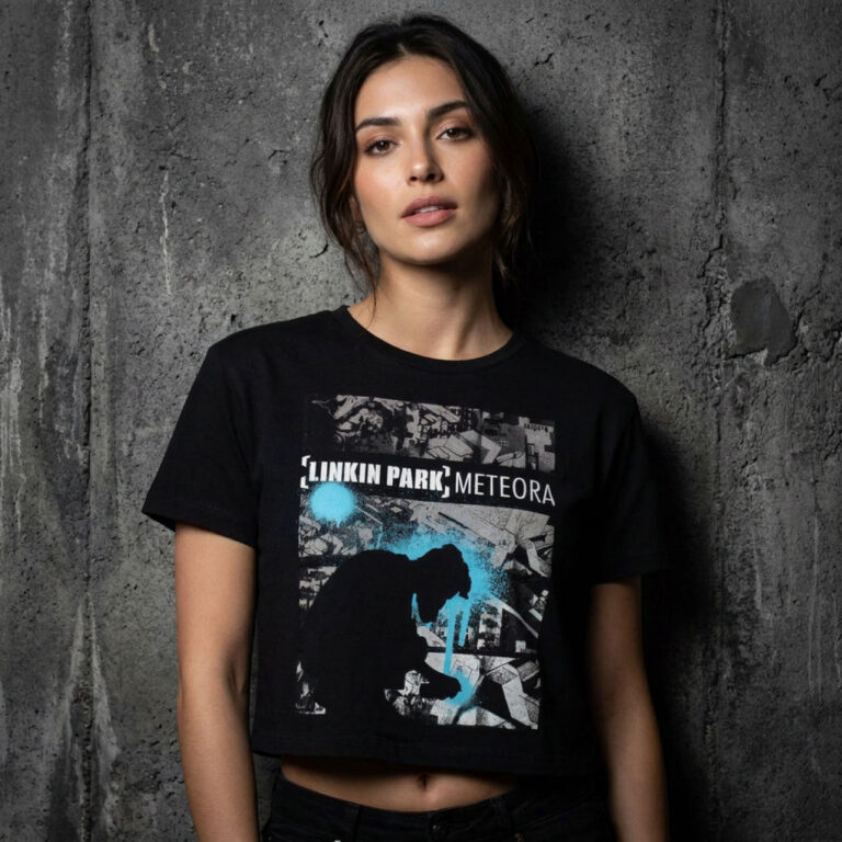 Linkin Park Meteora Drip Collage Ladies Crop Top