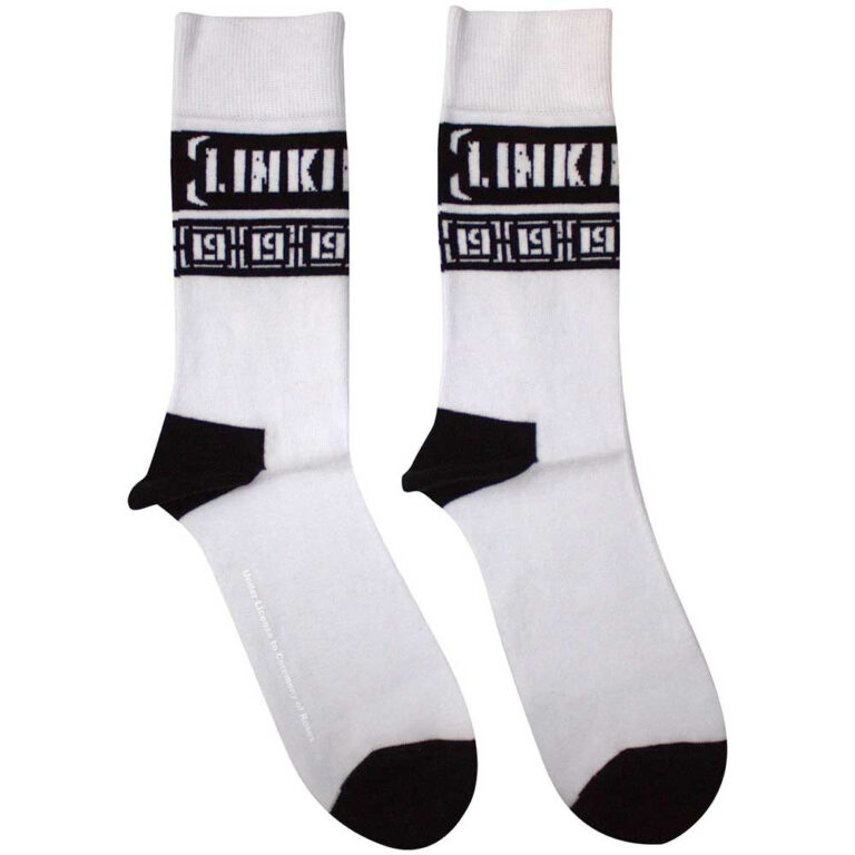 Linkin Park LP Repeat (White) (UK Size 7 – 11) Socks