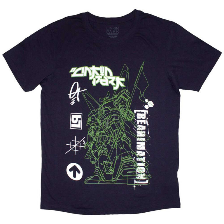 Linkin Park Reanimation Robot Sketch T-Shirt