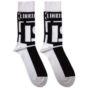 Linkin Park Unisex Brackets Logo Black UK Size 7 - 11 Ankle Socks