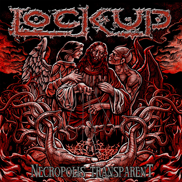 Lock Up – NECROPOLIS TRANSPARENT (RED VINYL EDITION) Vinyl LP