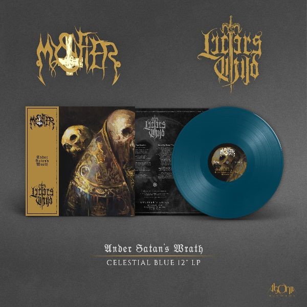 LUCIFER’S CHILD / MYSTIFIER – UNDER SATAN’S WRATH (SEA BLUE VINYL) Vinyl LP
