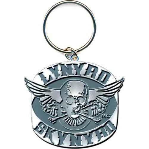Lynyrd Skynyrd Biker Patch Logo (Die-cast Relief) Keychain