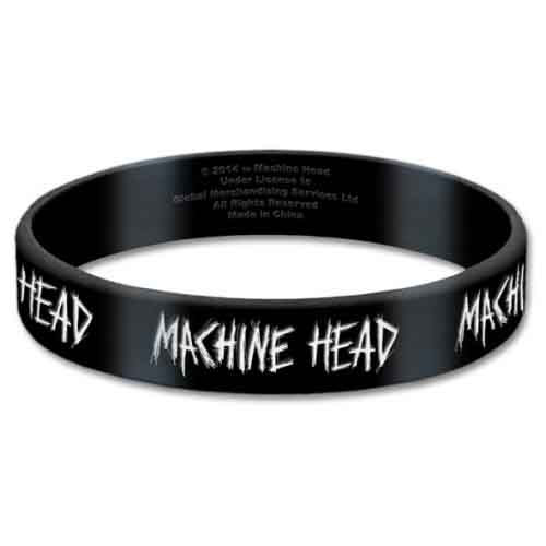 Machine Head Logo Gummy Wristband