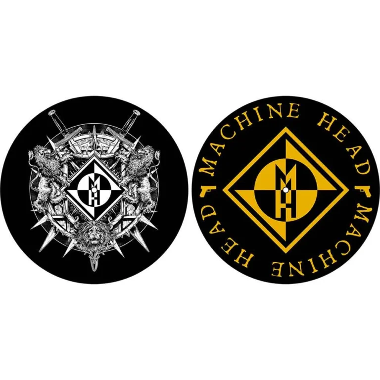 Machine Head Crest Turntable Slipmat Set