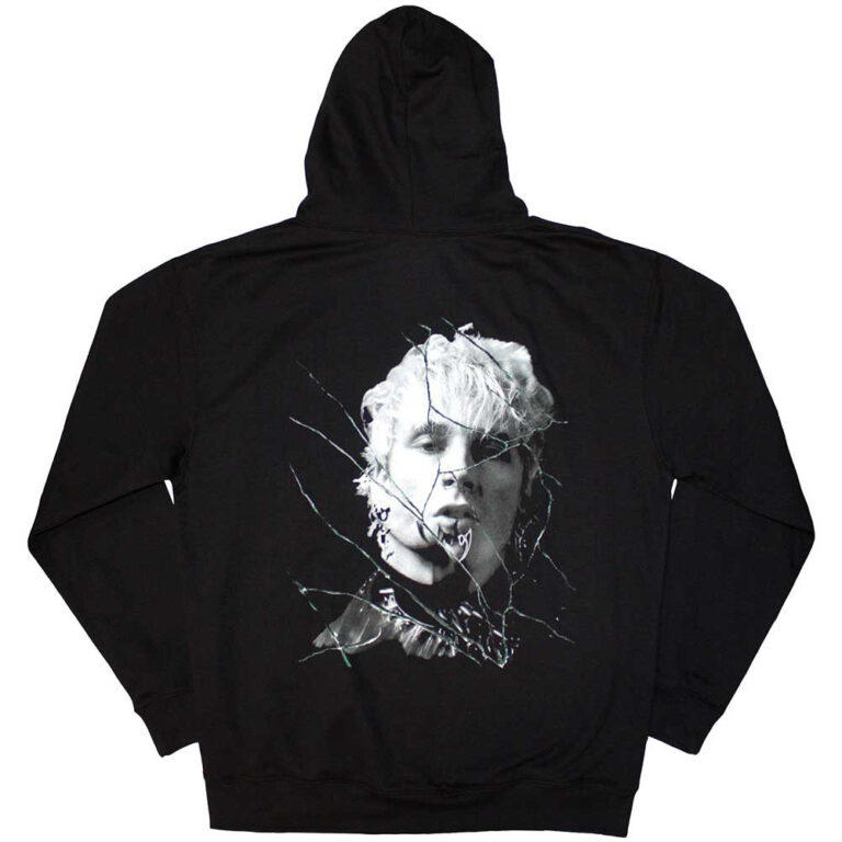 Machine Gun Kelly Cracked Glass Pullover Hoodie