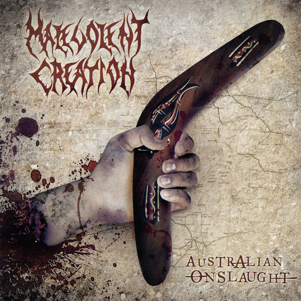 Malevolent Creation – AUSTRALIAN ONSLAUGHT (YELLOW VINYL 2LP) Vinyl Double Album