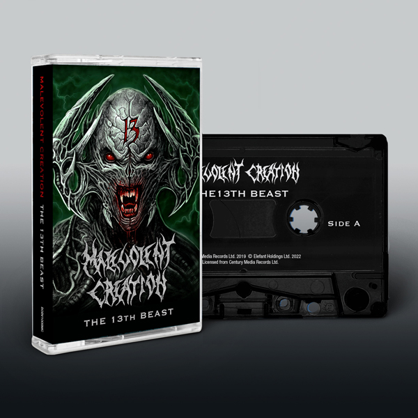 Malevolent Creation – THE 13TH BEAST Music Cassette