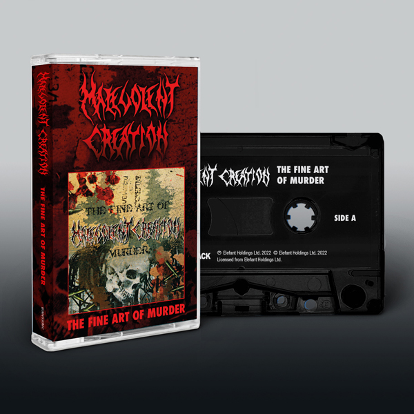 Malevolent Creation – THE FINE ART OF MURDER Music Cassette