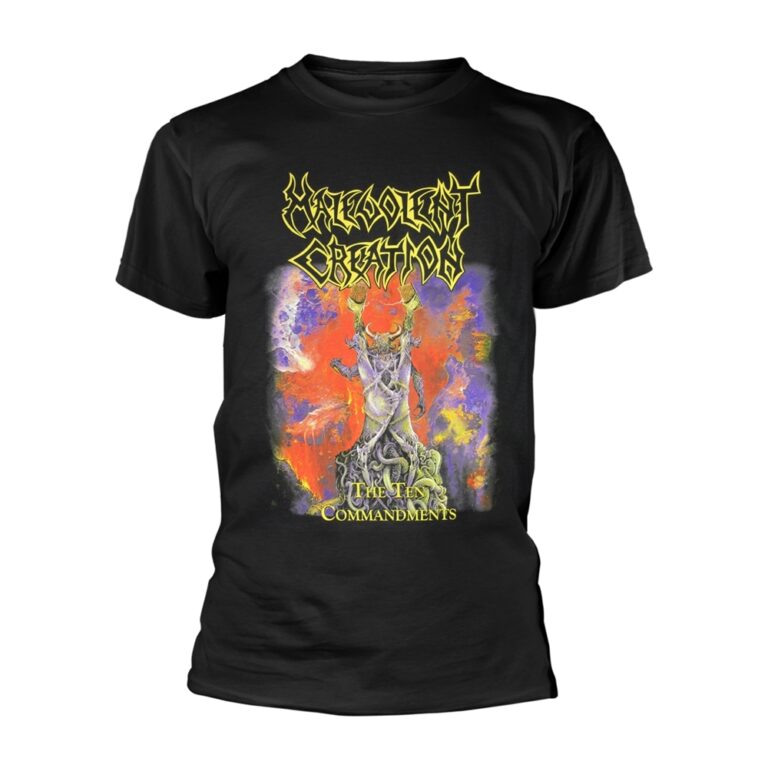 Malevolent Creation – The Ten Commandments Front / Back Print T-Shirt
