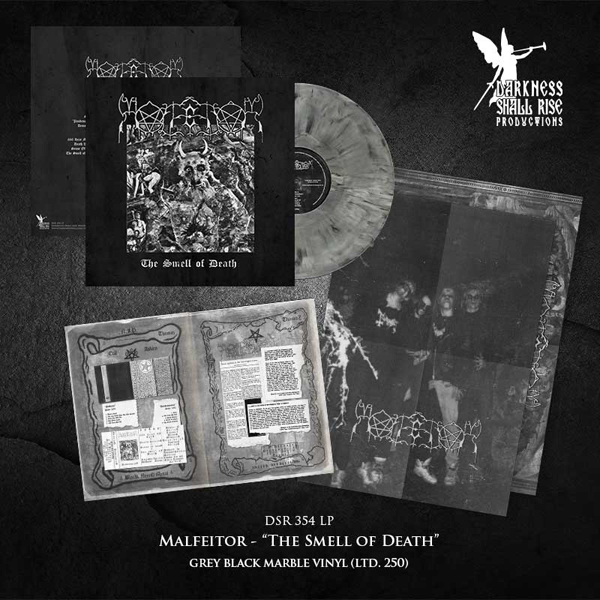 Malfeitor – THE SMELL OF DEATH (GREY BLACK MARBLE VINYL) Vinyl LP