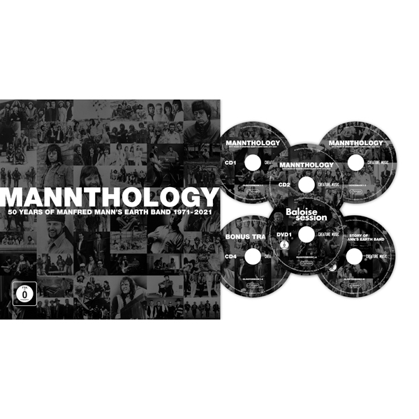 Manfred Mann’s Earth Band – MANNTHOLOGY (4CD + 2DVD + BOOK – DELUXE SET) CD Box Set