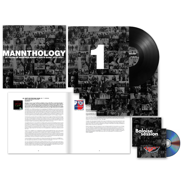 Manfred Mann’s Earth Band – MANNTHOLOGY (6LP + 2 DVD + BOOK + SLIPMAT) Vinyl Box / Book Set