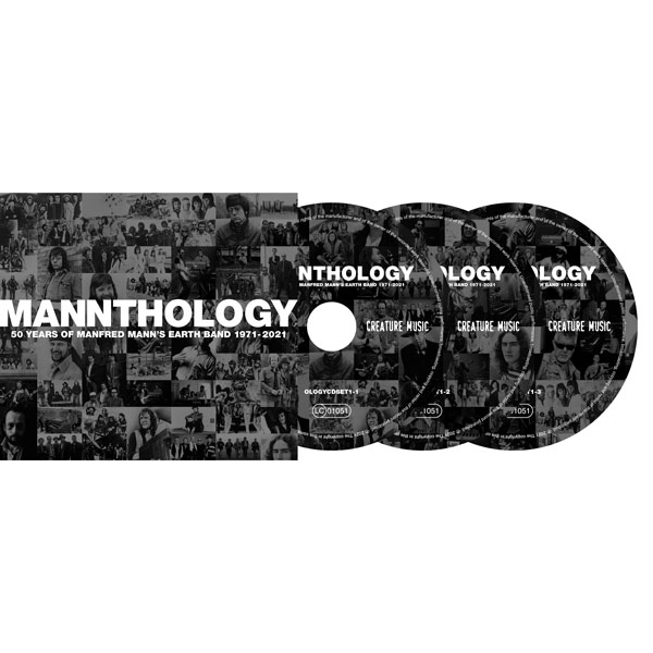 Manfred Mann’s Earth Band – MANNTHOLOGY Compact Disc – 3 CD Box Set