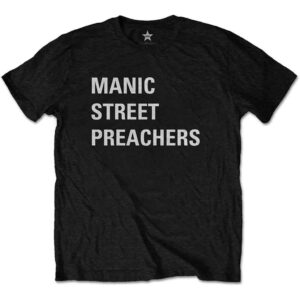 Manic Street Preachers Block Logo T-Shirt