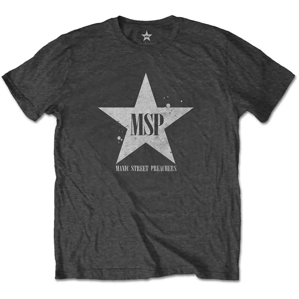Manic Street Preachers Classic Distressed Star T-Shirt