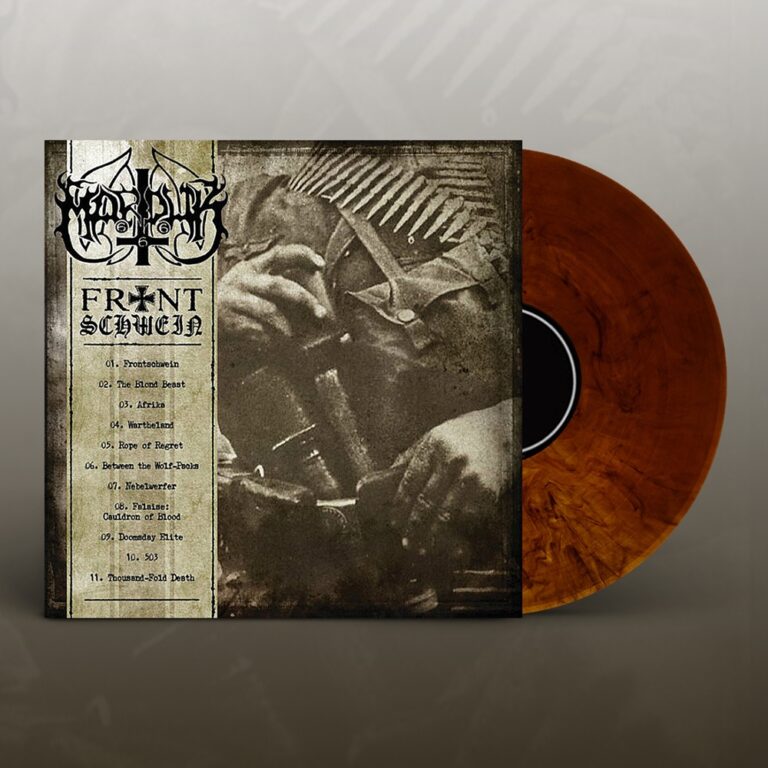 Marduk – FRONTSCHWEIN (BEER MARBLE VINYL) Vinyl LP