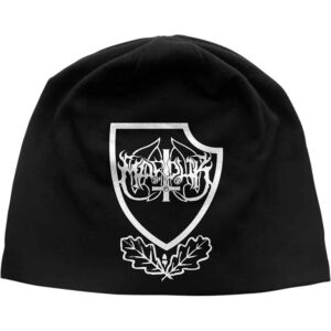 Marduk Unisex Panzer Crest Black Beanie Hat