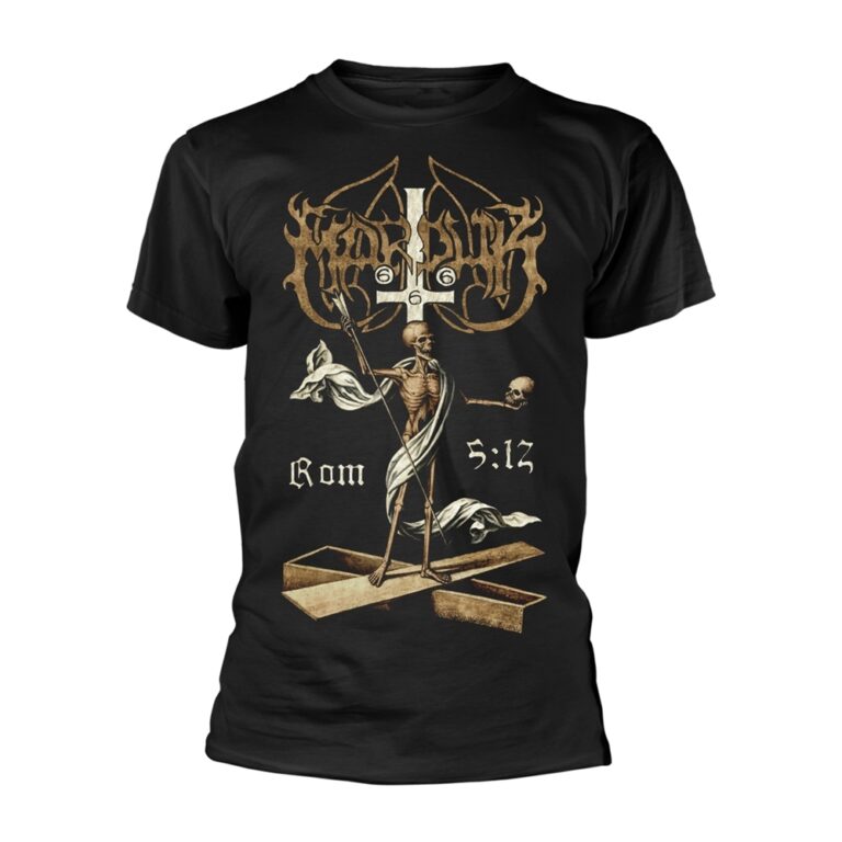 Marduk – Rom 5:12 (gold) Front / Back Print T-Shirt