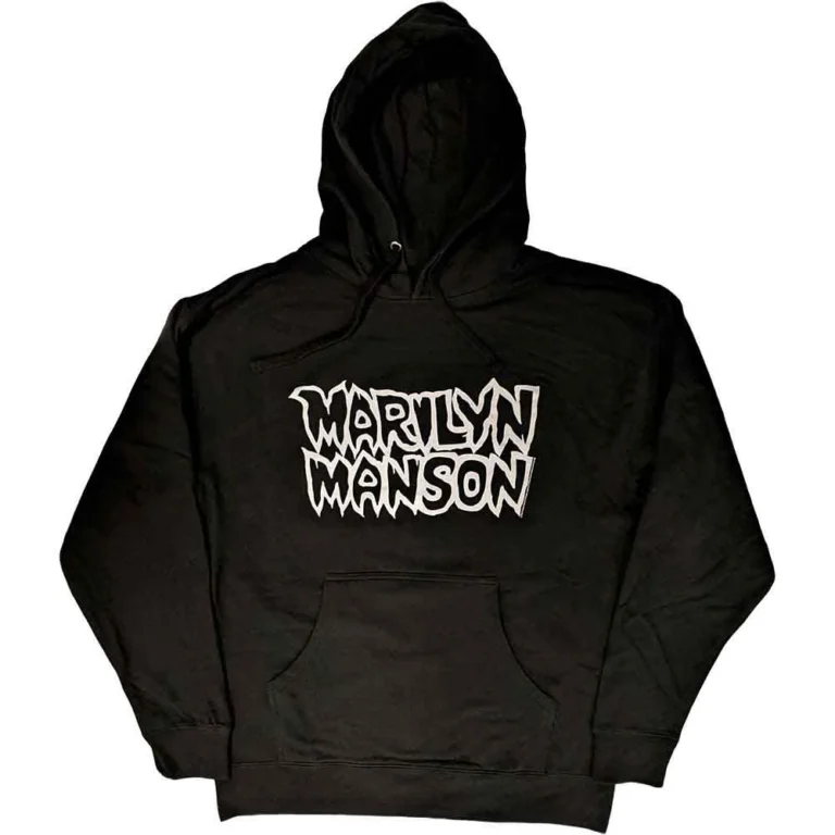 Marilyn Manson Classic Logo Pullover Hoodie
