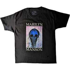 Marilyn Manson Halloween Painted Hollywood Black Kids T-Shirt