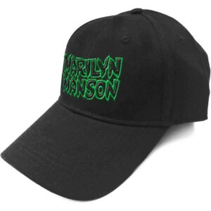 Marilyn Manson Logo Black Baseball Cap