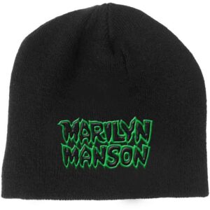 Marilyn Manson Unisex Logo Beanie Hat