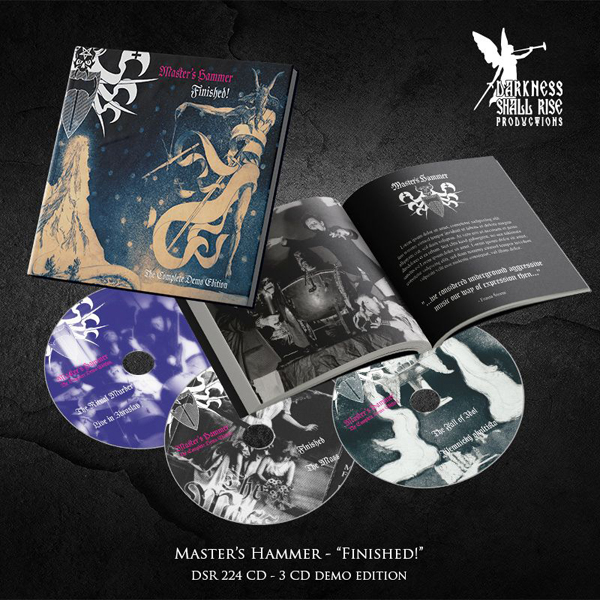 MASTER’S HAMMER – FINISHED! THE COMPLETE DEMO EDITION (3CD HARDCOVER BOOK W/ BOOKLET) Compact Disc – 3 CD Box Set