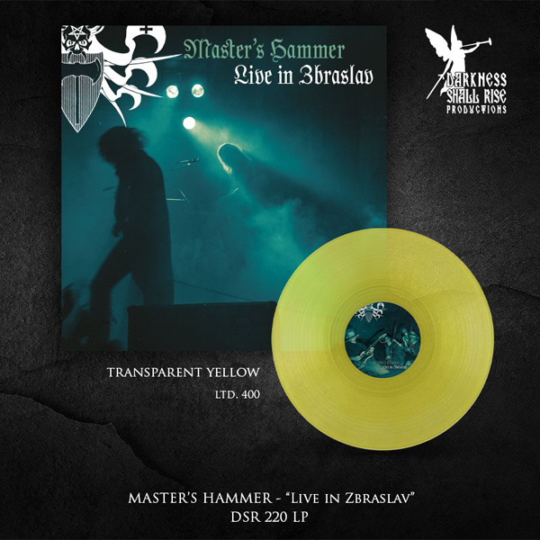 MASTER’S HAMMER – LIVE IN ZBRASLAV 1989 (TRANSPARENT YELLOW VINYL) Vinyl LP
