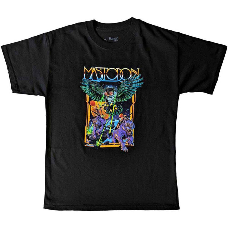 Mastodon Space Owl Kids T-Shirt