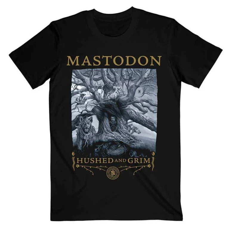 Mastodon Hushed & Grim Cover T-Shirt