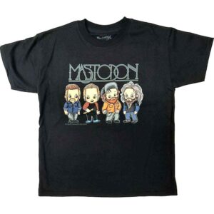 Mastodon Band Character Black Kids T-Shirt