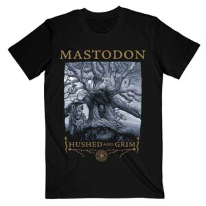 Mastodon Hushed & Grim Cover Black T-Shirt