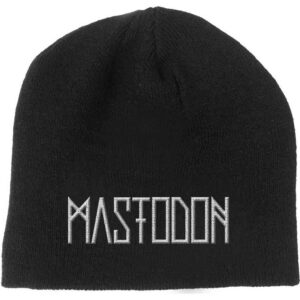 Mastodon Unisex Logo Black Beanie Hat