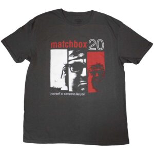Matchbox Twenty Yourself Charcoal Grey T-Shirt