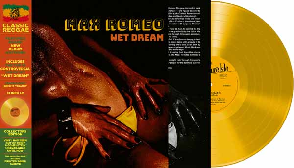 Max Romeo – WET DREAM (YELLOW VINYL) Vinyl LP
