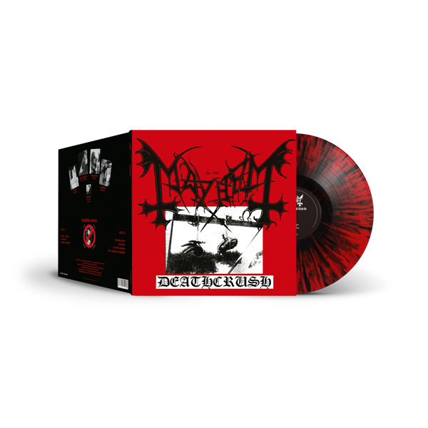 Mayhem – DEATHCRUSH (GATEFOLD RED/BLACK SPATTER VINYL) Vinyl LP