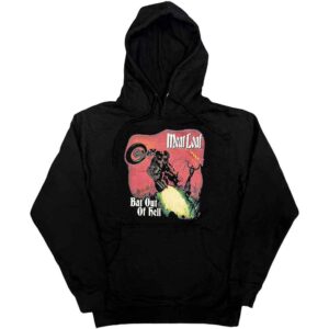 Meat Loaf Bat Out Of Hell Black Back Print Pullover Hoodie