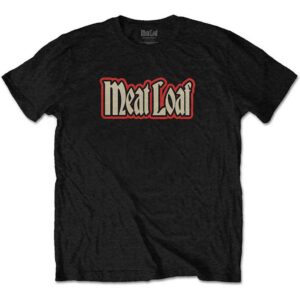 Meat Loaf Roses Black Back Print T-Shirt