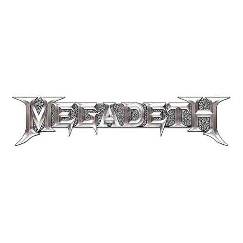 Megadeth Chrome Logo Pin Badge