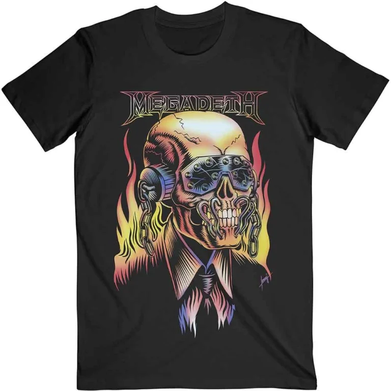 Megadeth Flaming Vic T-Shirt