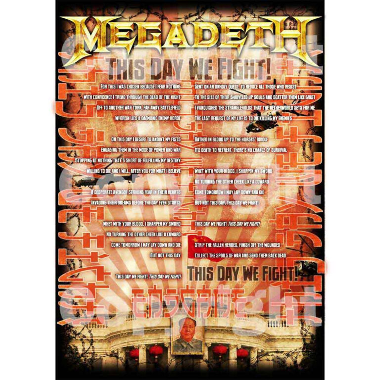 Megadeth China Whitehouse T-Shirt
