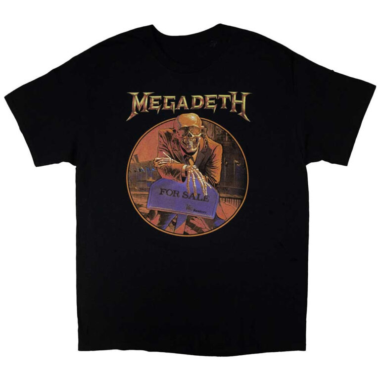 Megadeth Peace Sells Track list T-Shirt